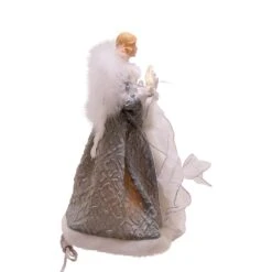 Kurt Adler UL 10-Light 14-Inch Silver And Gray Angel Treetop -Kurt Adler Shop ul2223 02 7a6d50ee 6688 4f42 8750 a263b5831d2c