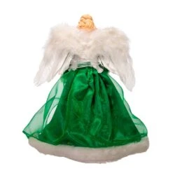 Kurt Adler 16-Inch UL 10-Light Irish Angel Tree Top -Kurt Adler Shop ul2226 03 e7635745 525a 4ac4 8067 14fa7e1a032e