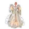 Kurt Adler UL 10-Light 14-Inch Lighted Gold And Silver Angel Tree Topper -Kurt Adler Shop ul2232