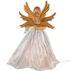 Kurt Adler 16-Inch Ombre Silver/Gold Angel Tree Topper -Kurt Adler Shop ul2238 02 7a38f096 5fc7 4539 bad4 d5657be81bed