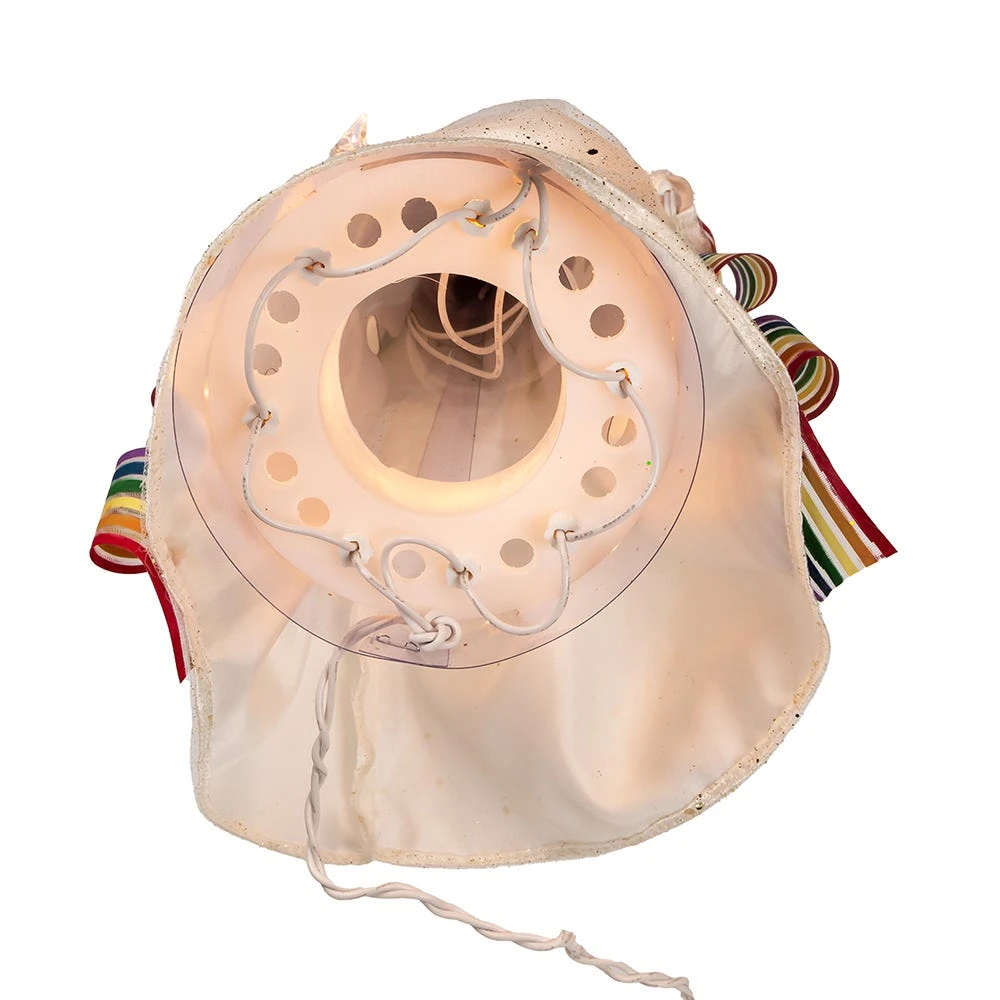 Kurt Adler 14-Inch 10-Light Pride Angel Tree Topper 8 Kurt Adler 14-Inch 10-Light Pride Angel Tree Topper - Image 6