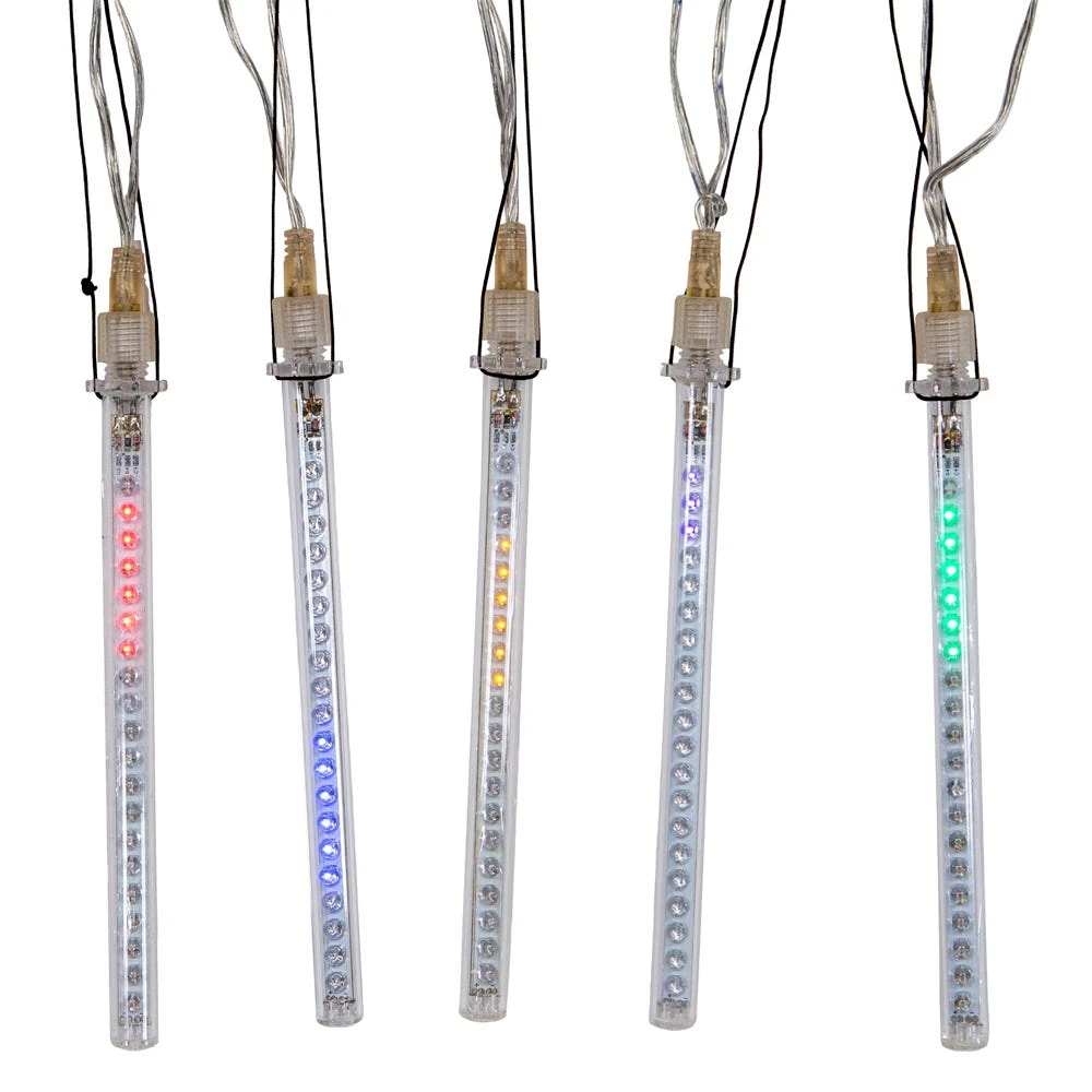 Kurt Adler 7-Inch 5-Light Multi Snowfall Outdoor Add-On Light Set 4 Kurt Adler 7-Inch 5-Light Multi Snowfall Outdoor Add-On Light Set - Image 2