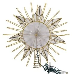 Kurt Adler 14-Inch 7-Point Natural Capiz Star Lighted Treetop -Kurt Adler Shop ul3065 05 df216b6f a8fd 4e36 aafa 6150d2ddb3f9