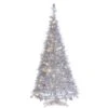 Sterling 4 Ft. Pre Lit Warm White LED Pop Up Silver Tinsel Tree -Kurt Adler Shop zvi0ics7q1ouyrgbc5d4
